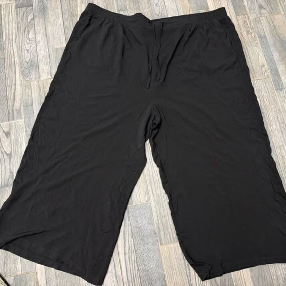 Torrid Women’s 6X/30 Black Wide-Leg Challis Pants – NWT 🖤